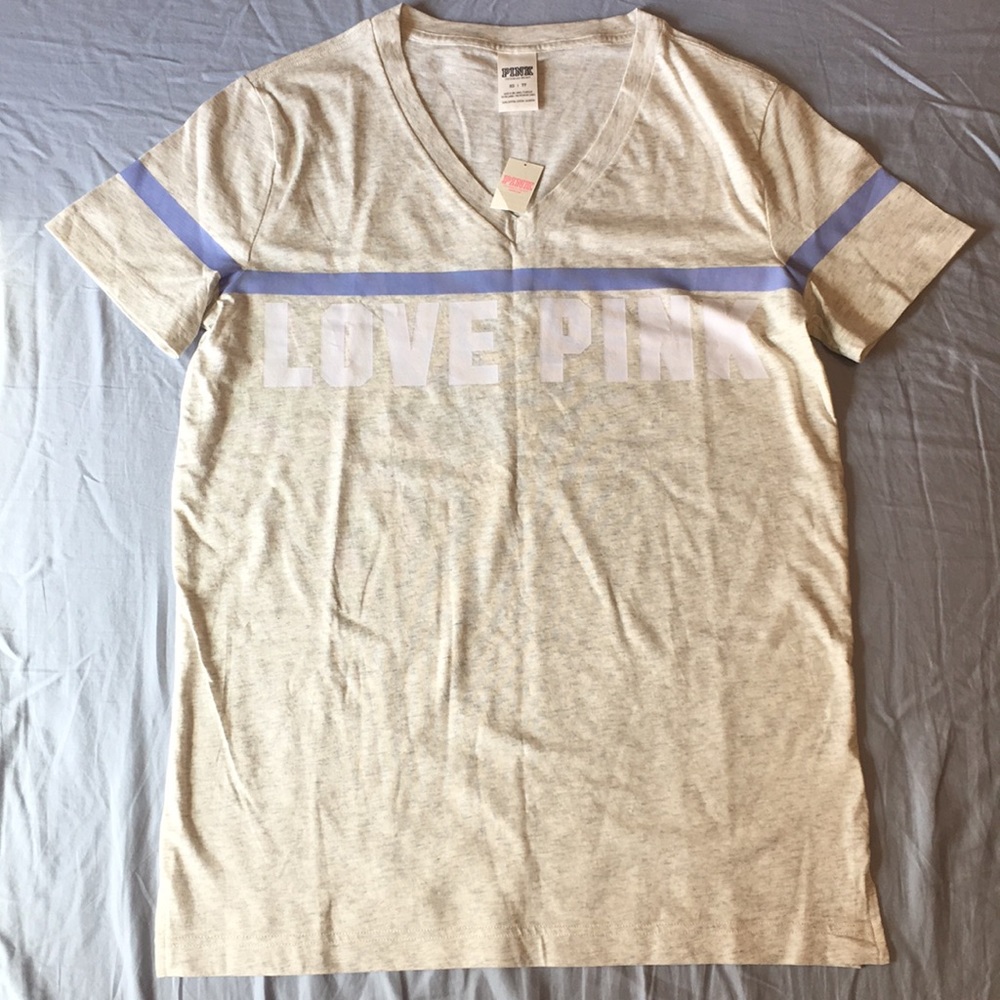 PINK Love Pink V-Neck T-Shirt